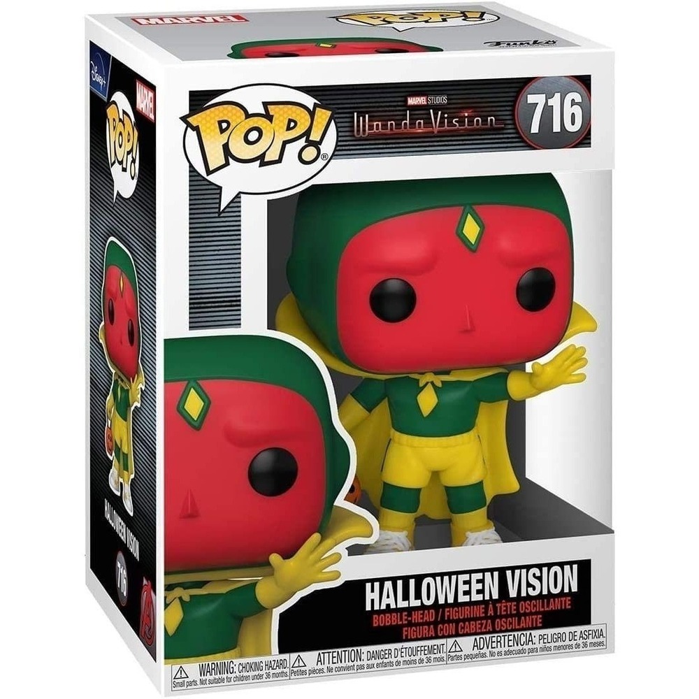 Funko Pop! Marvel: WandaVision Vision #716 Halloween‎ Costume Vinyl Figure New